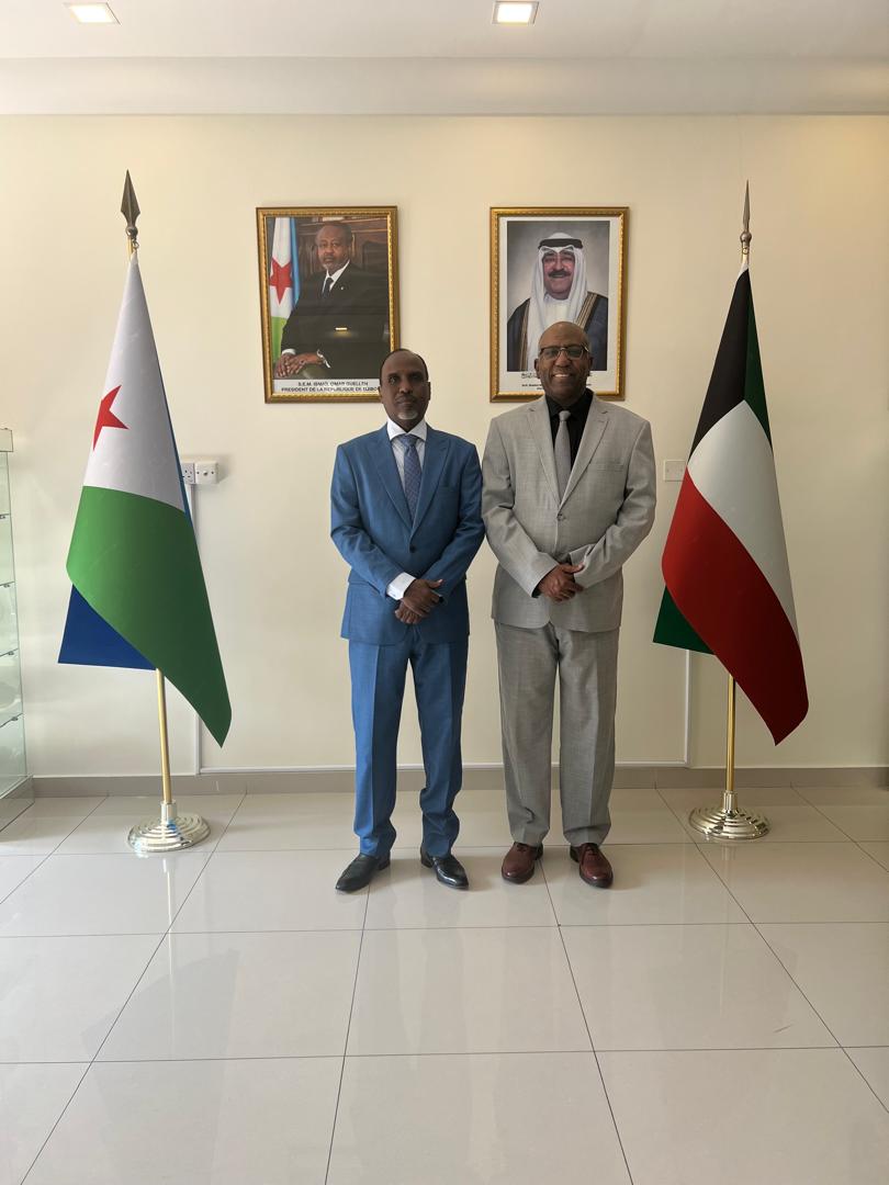 زيارة سفير جمهورية السودان لدى الكويت للسفارة